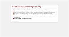 Desktop Screenshot of calderastarragona.org